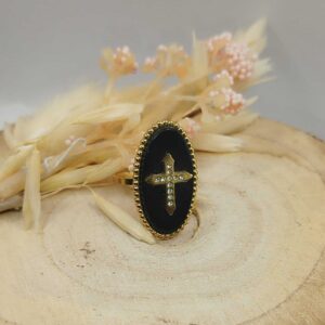 Bague&#x20;Large&#x20;Kelly&#x20;Noire